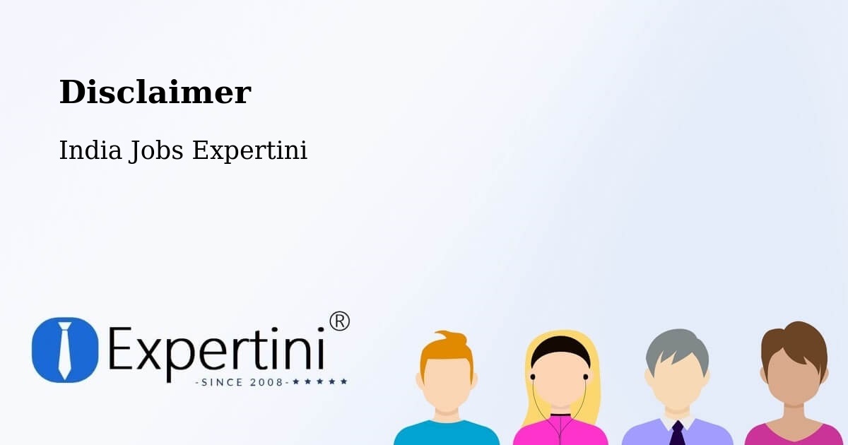 Disclaimer – Thoothukudi - India Jobs Expertini